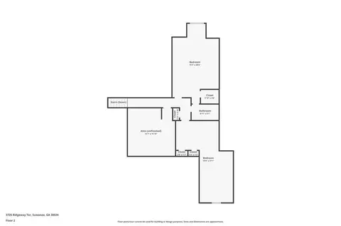 Floorplan - 3725 Ridgeway Ter, Suwanee, GA 30024 photo 2 of 3