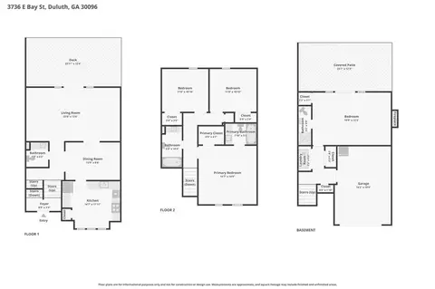 Floorplan - 3736 E Bay St, Duluth, GA 30096 photo 1 of 1
