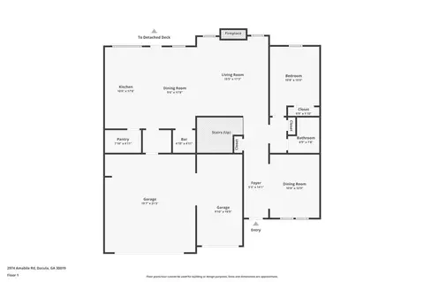 Floorplan - 2974 Amabile Rd, Dacula, GA 30019 photo 2 of 3