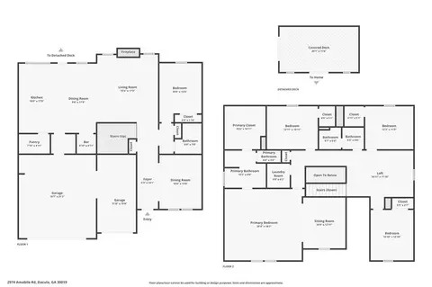 Floorplan - 2974 Amabile Rd, Dacula, GA 30019 photo 3 of 3