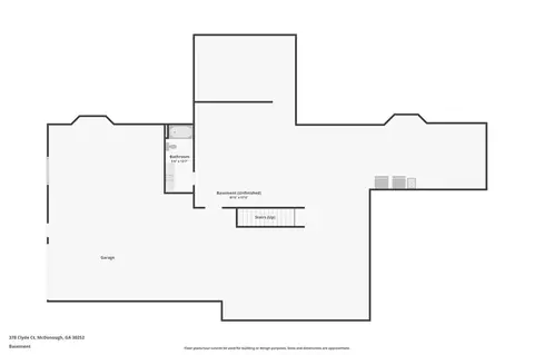 Floorplan - 378 Clyde Ct, Mcdonough, GA 30252 photo 1 of 4