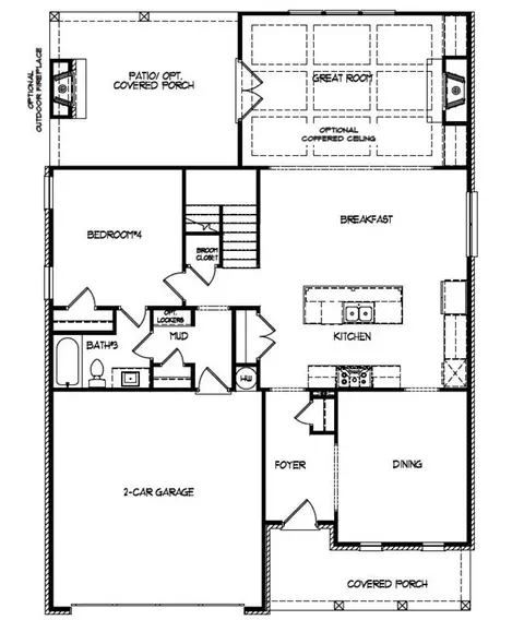 Floorplan - 1630 Mount Moriah Rd, Hoschton, GA 30548 photo 1 of 2