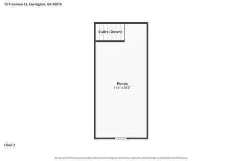 Floorplan - 15 Freeman Ct, Covington, GA 30016 photo 2 of 3