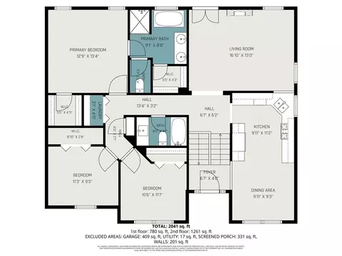 Floorplan - 1391 Buckingham Ct, Hampton, GA 30228 photo 1 of 2