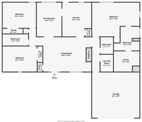 Floorplan - 829 Bethany Estates Dr, Monroe, GA 30655 photo 1 of 1