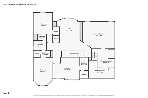 Floorplan - 3300 Deaton Trl, Buford, GA 30519 photo 1 of 2