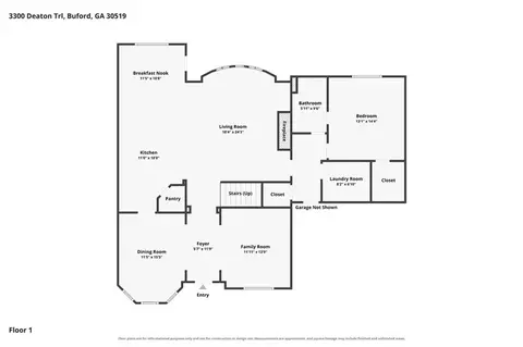 Floorplan - 3300 Deaton Trl, Buford, GA 30519 photo 2 of 2
