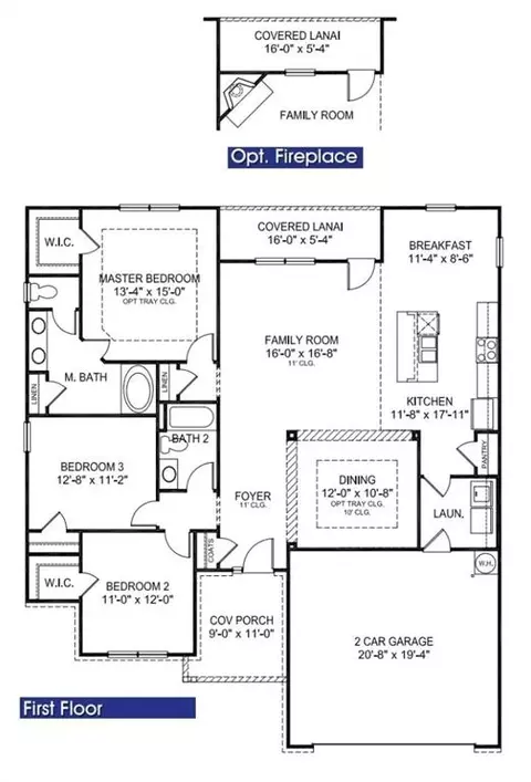 Floorplan - 216 Rhett Dr, Bowdon, GA 30108 photo 1 of 1