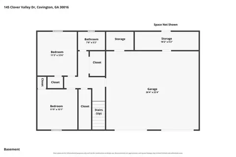 Floorplan - 145 Clover Valley Dr, Covington, GA 30016 photo 1 of 3