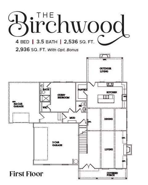 Floorplan - 327 Springtime Way, Monroe, GA 30655 photo 1 of 2