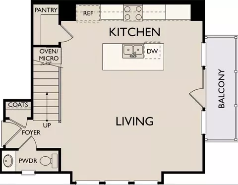 Floorplan - 1257 Epping Ln #59, Brookhaven, GA 30319 photo 1 of 2