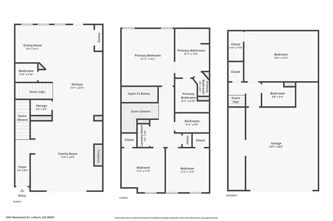 Floorplan - 1374 Doublegate Dr, Atlanta, GA 30319 photo 4 of 4