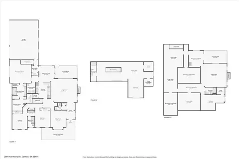 Floorplan - 2094 Harmony Dr, Canton, GA 30115 photo 1 of 1