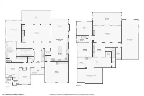 Floorplan - 233 Towering Peaks, Canton, GA 30114 photo 3 of 3