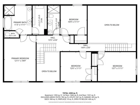Floorplan - 425 Fairford Ln, Duluth, GA 30097 photo 3 of 4