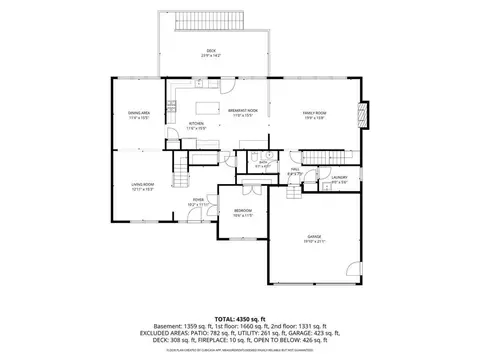 Floorplan - 425 Fairford Ln, Duluth, GA 30097 photo 2 of 4