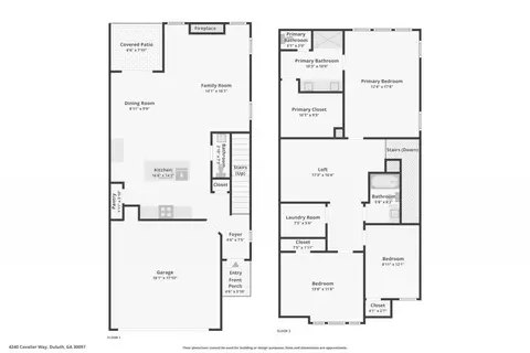 Floorplan - 4240 Cavalier Way, Duluth, GA 30097 photo 3 of 3
