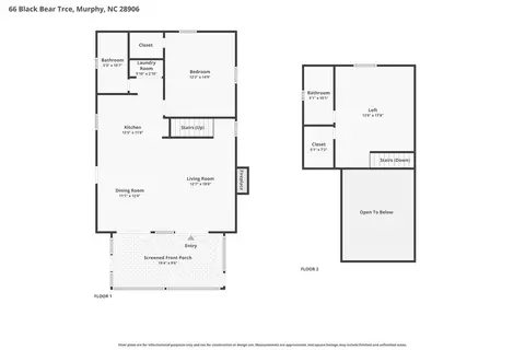 Floorplan - 66 Black Bear Trce, Murphy, NC 28906 photo 1 of 3