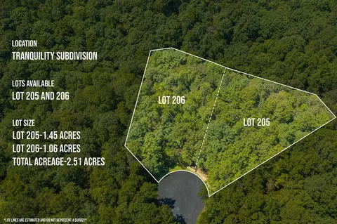 Lt 205&6 Harris Ridge Drive, Ellijay, GA 30540