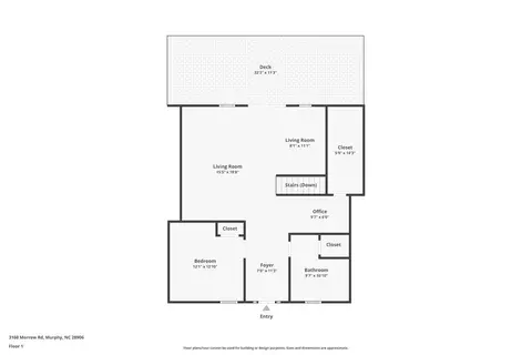 Floorplan - 3160 Morrow Rd, Murphy, NC 28906 photo 2 of 3