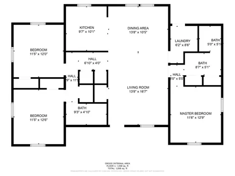 Floorplan - 309 E Pace Dr, Perry, FL 32347 photo 1 of 2
