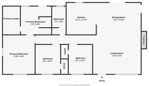Floorplan - 319 Glenridge Rd, Perry, FL 32348 photo 1 of 1