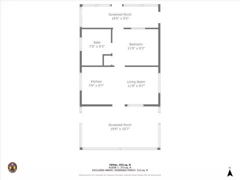 Floorplan - 2056 N Sam Poppell Rd, Perry, FL 32347 photo 1 of 2
