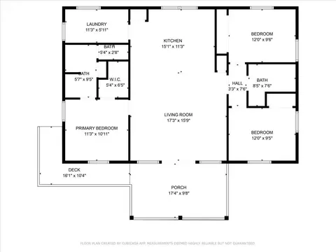 Floorplan - 20429 Marina Rd, Perry, FL 32348 photo 2 of 2