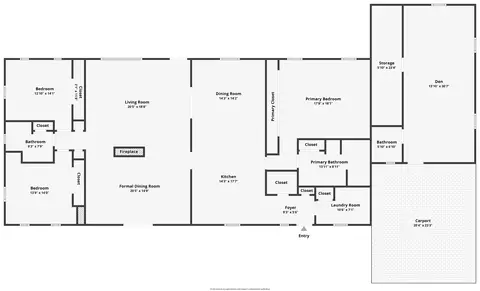 Floorplan - 154 W Davis Walker Rd, Perry, FL 32348 photo 1 of 1