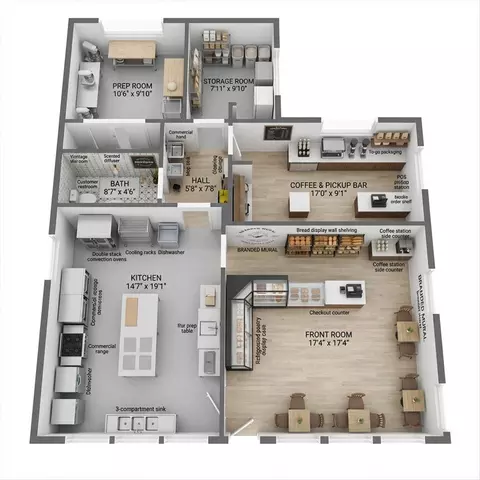 Floorplan - 209 SE 10th St, Steinhatchee, FL 32359 photo 4 of 4