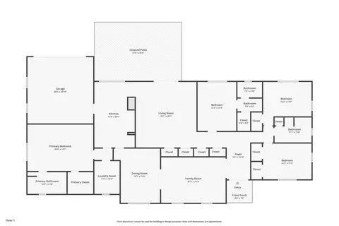 Floorplan - 404 Glenridge Rd, Perry, FL 32348 photo 1 of 1