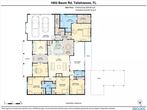 Floorplan - 1002 Baum Rd, Tallahassee, FL 32317 photo 1 of 1