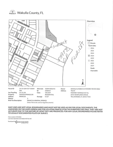 Hidden Springs Drive, Panacea, FL 32346