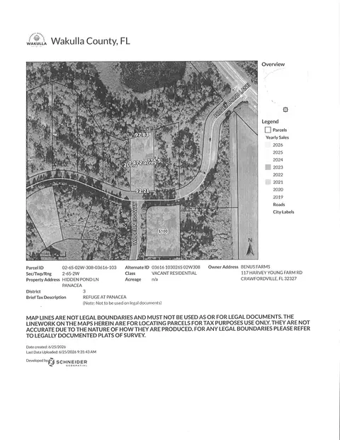 Nnn Hidden Pond Lane, Panacea, FL 32346