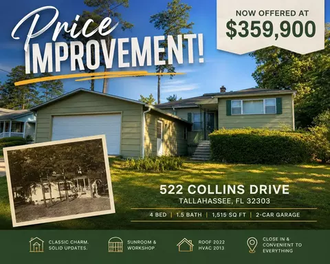 522 Collins Dr, Tallahassee, FL 32303