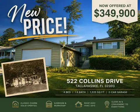 522 Collins Dr, Tallahassee, FL 32303