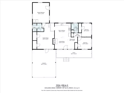 Floorplan - 40 Pompano Dr, Panacea, FL 32346 photo 1 of 1