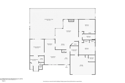 Floorplan - 7 Carrington Ln, Ormond Beach, FL 32174 photo 1 of 1