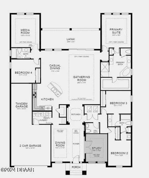 Floorplan - 2955 Arranmore Dr, Ormond Beach, FL 32174 photo 1 of 1