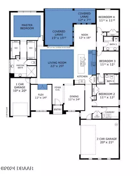 Floorplan - 508 Stirling Bridge Dr, Ormond Beach, FL 32174 photo 1 of 1
