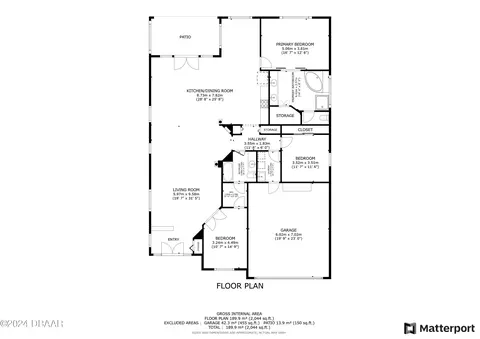 Floorplan - 906 Woodstream Ln, Ormond Beach, FL 32174 photo 2 of 2