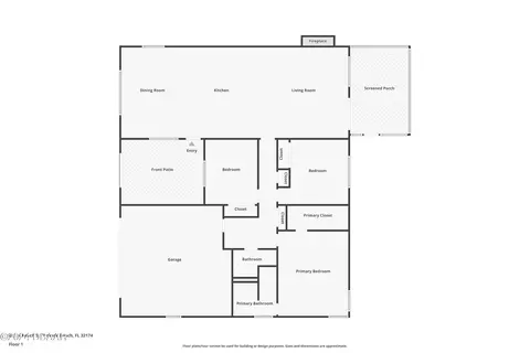 Floorplan - 822 N Beach St, Ormond Beach, FL 32174 photo 1 of 1