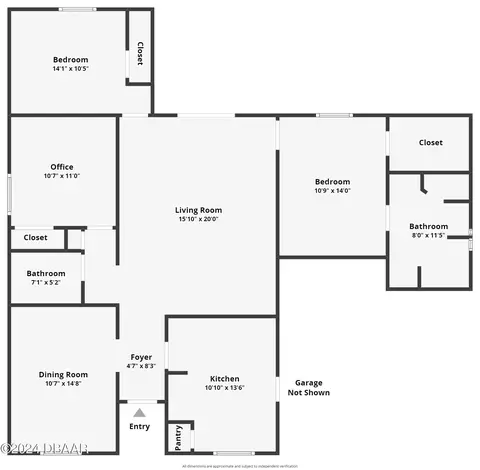 Floorplan - 1819 India Palm Dr, Edgewater, FL 32132 photo 1 of 1
