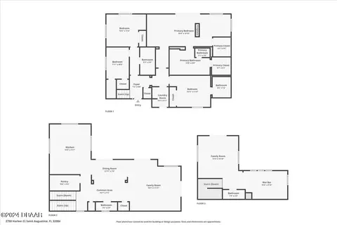 Floorplan - 2750 Harbor Ct, Saint Augustine, FL 32084 photo 1 of 4