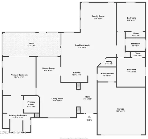 Floorplan - 36 Black Pine Way, Ormond Beach, FL 32174 photo 1 of 1