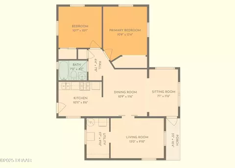 Floorplan - 161 Roberta Rd, Ormond Beach, FL 32176 photo 1 of 1