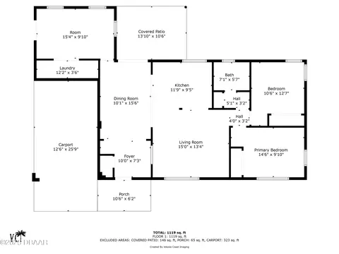 Floorplan - 2120 Queen Palm Dr, Edgewater, FL 32141 photo 1 of 2