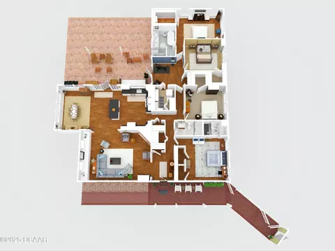 Floorplan - 406 N Halifax Dr, Ormond Beach, FL 32176 photo 2 of 4