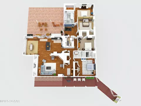 Floorplan - 406 N Halifax Dr, Ormond Beach, FL 32176 photo 3 of 4