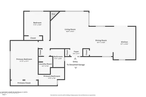 Floorplan - 229 Pine Cone Trl, Ormond Beach, FL 32174 photo 1 of 1